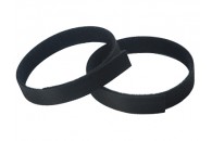Double Sided Velcro Strap 300x15mm - BLACK